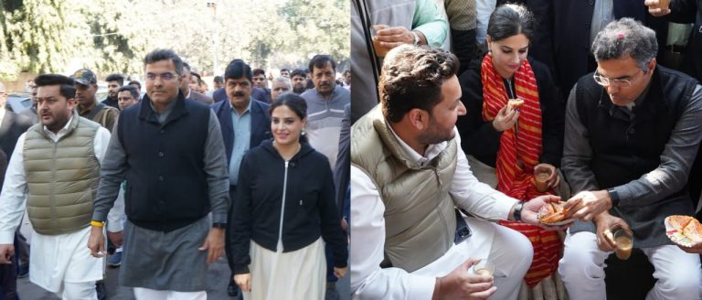 दिल्ली सरकार में मंत्री परवेश वर्मा ने राजेंद्र नगर इलाके का किया दौरा, अधिकारियों को दिए निर्देश